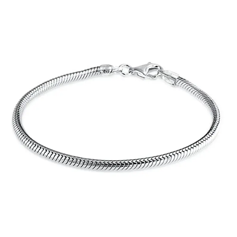 Sterling silver snake chain bracelet
