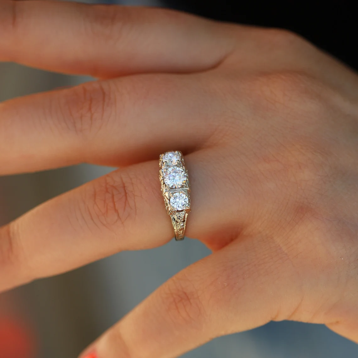 three stone ring 