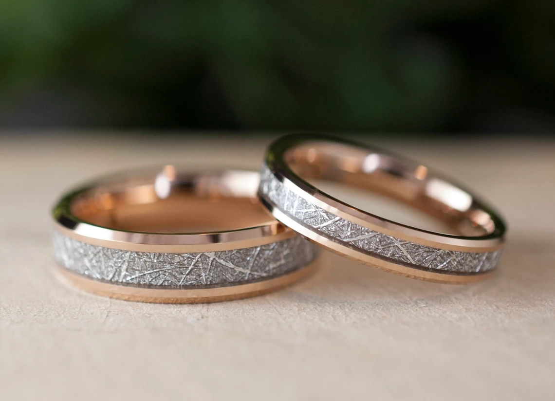 tungsten ring bridal set