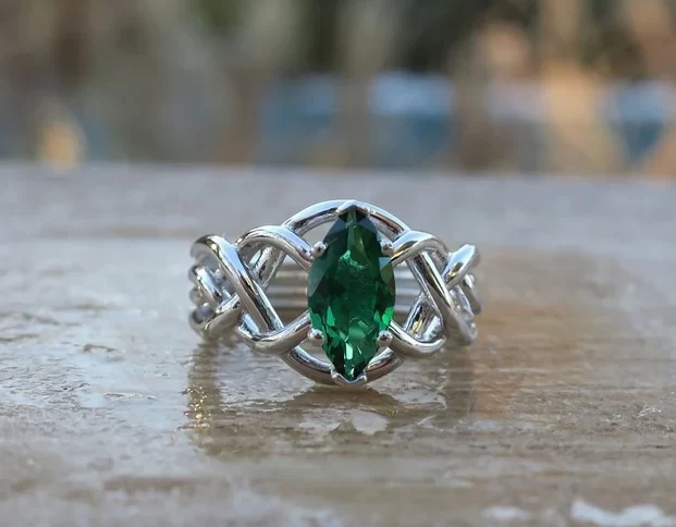 vintage sterling silver celtic ring